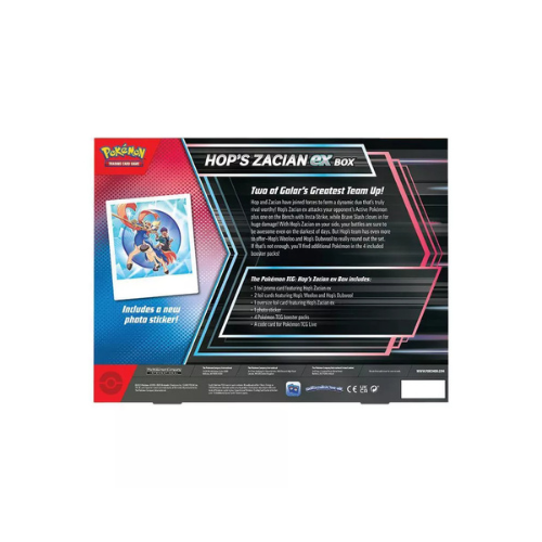 Pokemon TCG: Hops Zacian Ex Box
