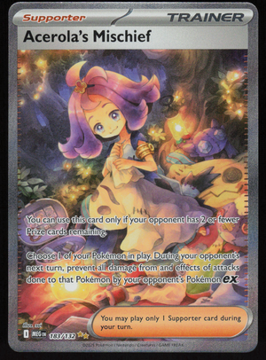 Acerola's Mischief Special Illustration Rare ME01: Mega Evolution 183/132 NM