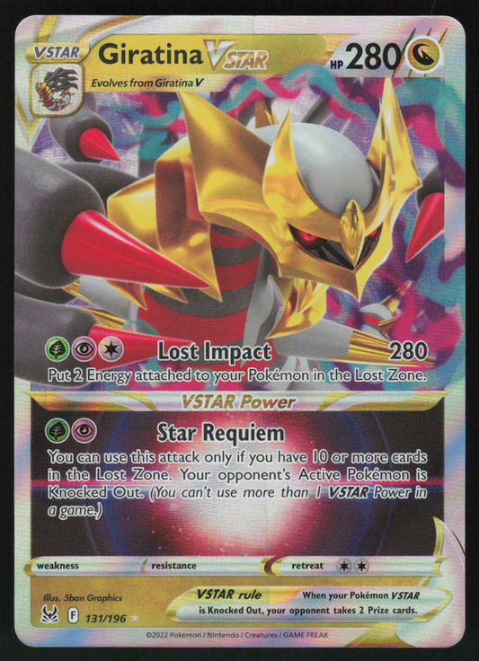Giratina VSTAR Ultra Rare SWSH11: Lost Origin 131/196 NM