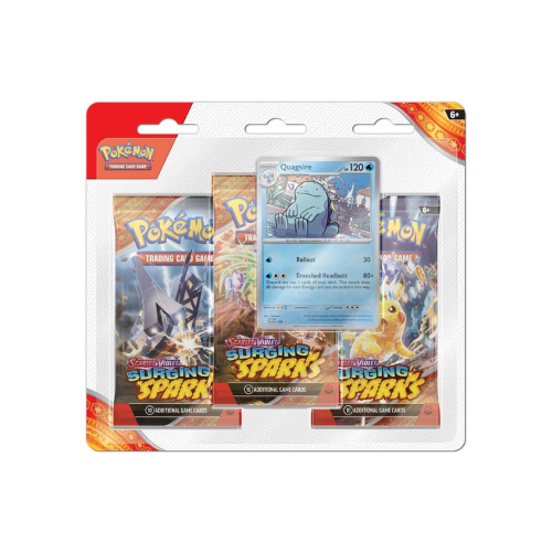 Pokémon TCG: Surging Sparks 3 Booster Packs & Quagsire Promo Card
