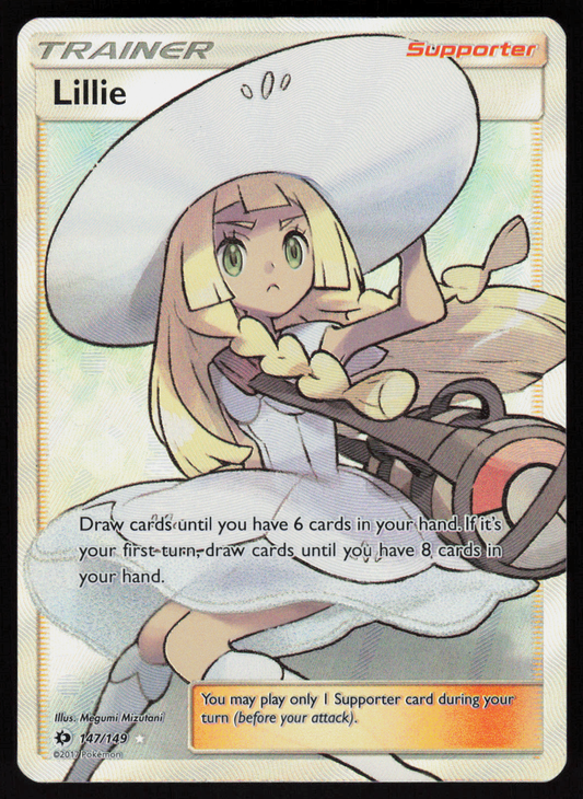 Lillie (Full Art) Ultra Rare SM Base Set 147/149 LP