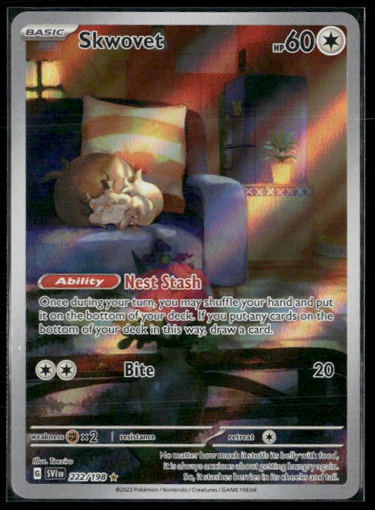 SV01: Scarlet & Violet Base Set #222/198 Skwovet
