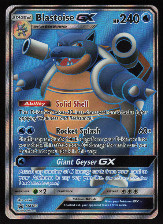 Blastoise GX Promo SM Promos SM189 NM