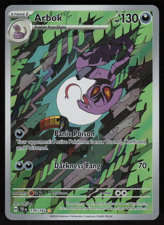 Arbok Illustration Rare SV05: Temporal Forces 176/162 NM