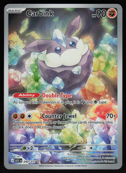 Carbink Illustration Rare ME: Ascended Heroes 242/217 NM