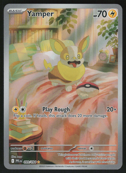 Yamper - Illustration Rare ME02: Phantasmal Flames 099/094 NM