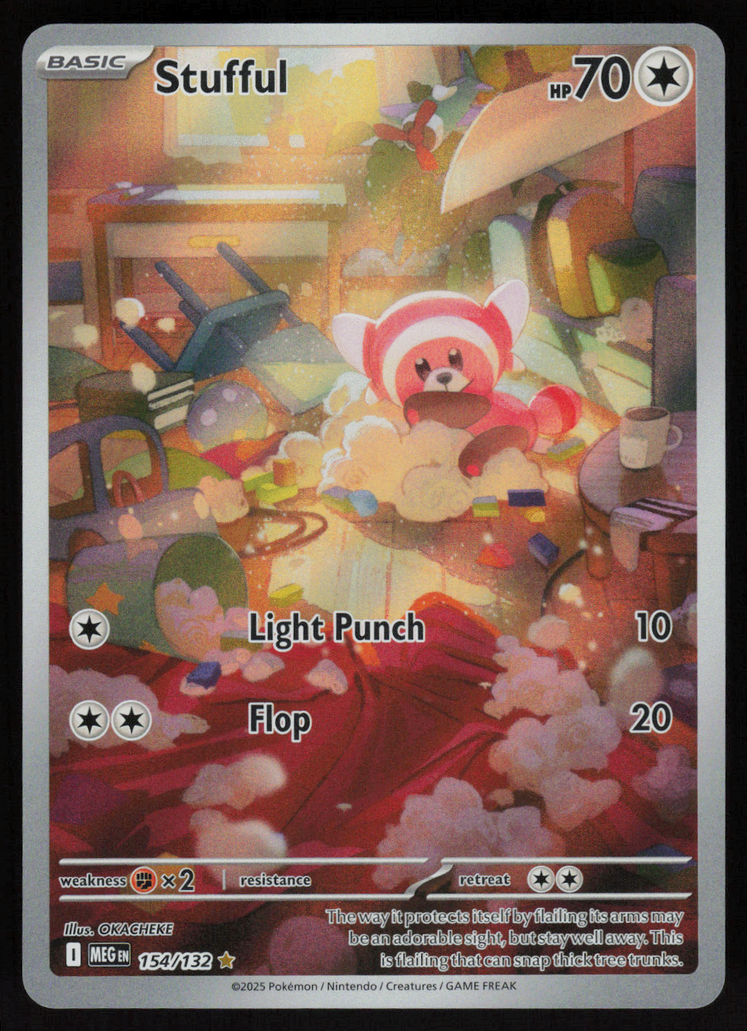 Stufful - Illustration Rare ME01: Mega Evolution 154/132 NM