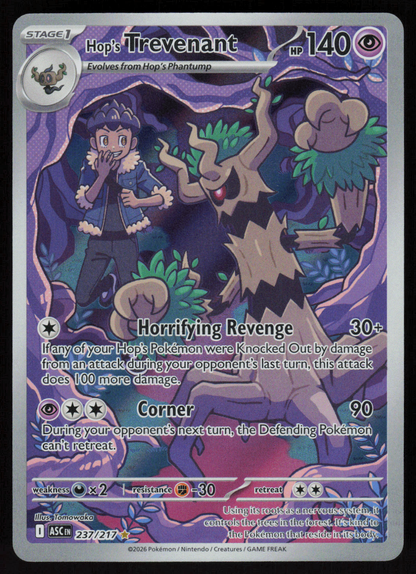 Hop's Trevenant - Illustration Rare ME: Ascended Heroes 237/217 NM