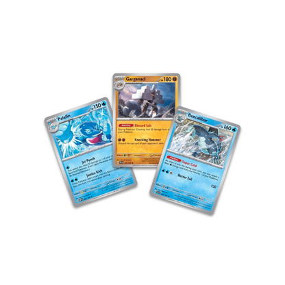 Pokémon TCG: Palafin, Baxcalibur & Garganacl Cards with 2 Booster Packs & Coin (Obsidian Flames & S/V Base)