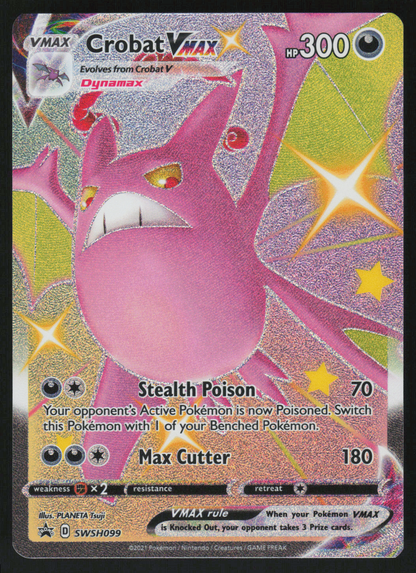 Crobat VMAX Promo SWSH: Sword & Shield Promo Cards SWSH099 NM