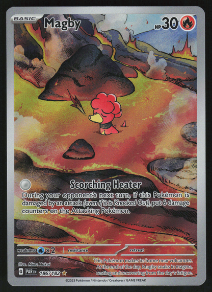 Magby Illustration Rare SV04: Paradox Rift 186/182 NM