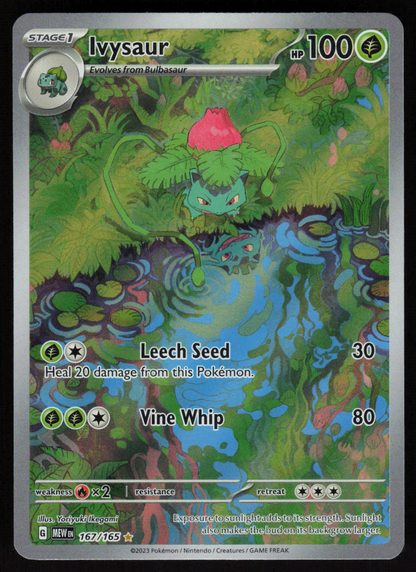 Ivysaur Illustration Rare SV: Scarlet & Violet 151 167/165 NM
