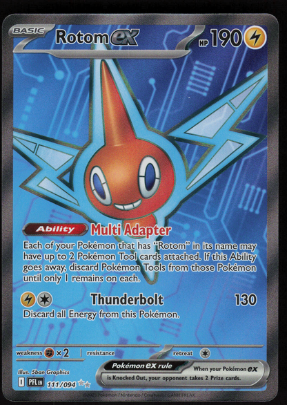 Rotom ex Ultra Rare ME02: Phantasmal Flames 111/094 NM