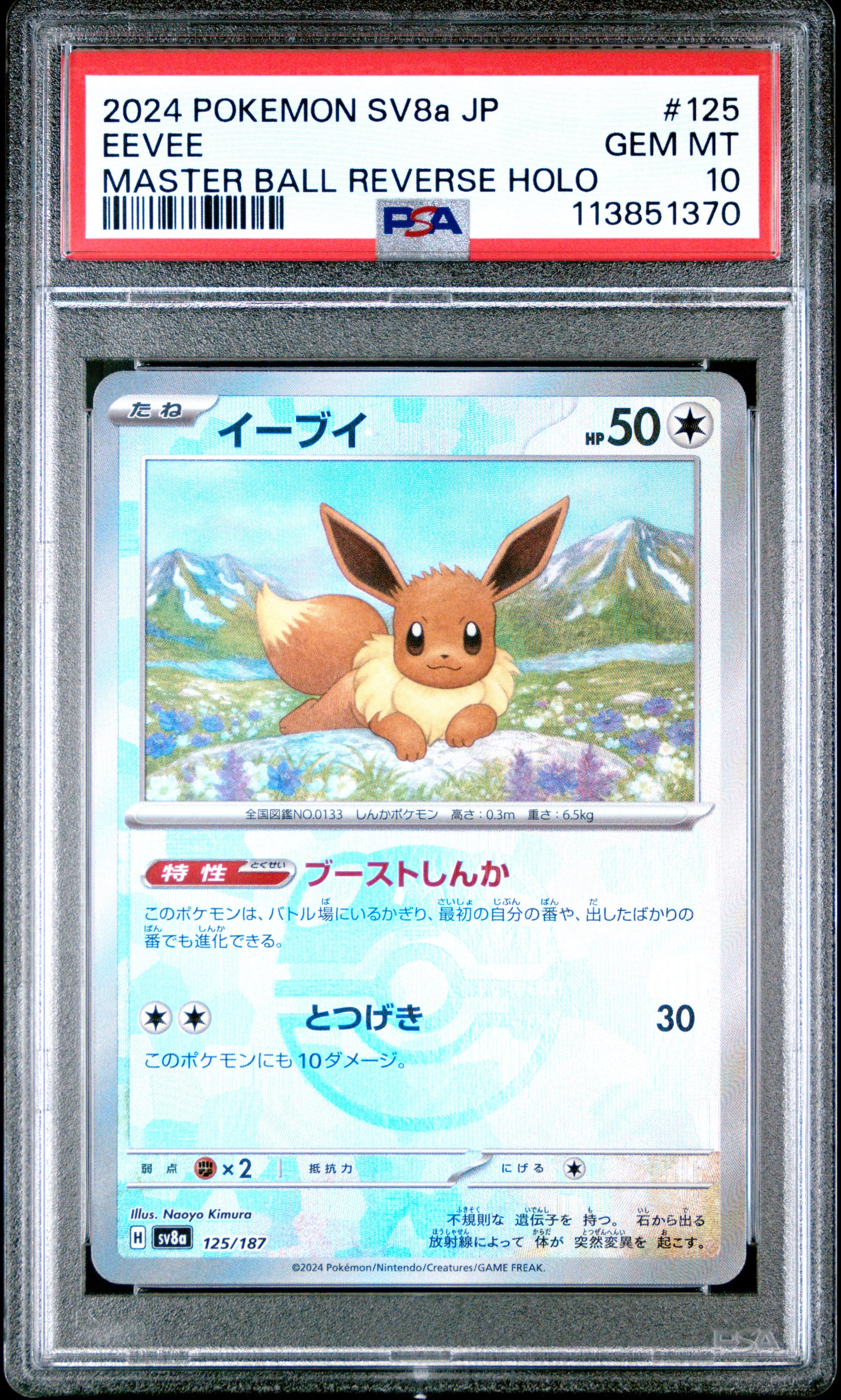 2024 POKEMON JAPANESE SV8a-TERASTAL FEST ex | MASTER BALL