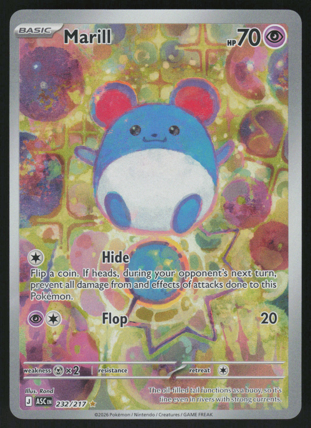 Marill Illustration Rare ME: Ascended Heroes 232/217 NM