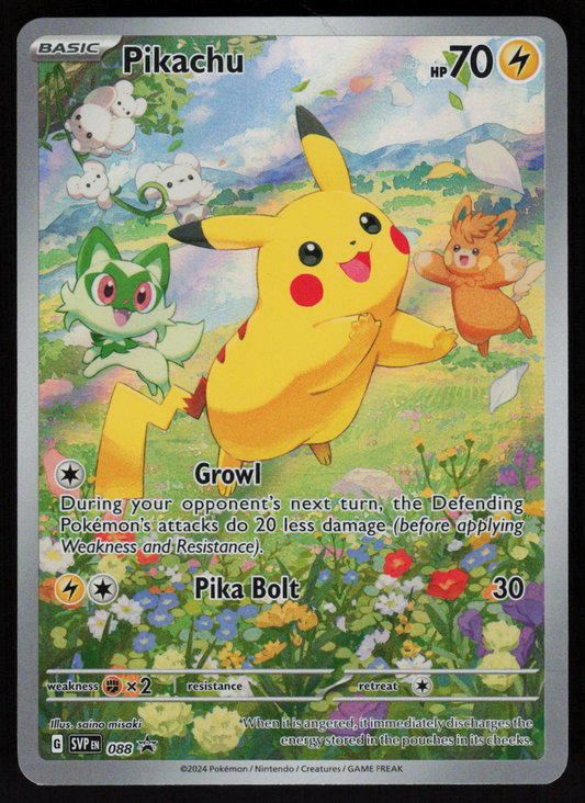 Pikachu Promo SV: Scarlet & Violet Promo Cards 088 NM