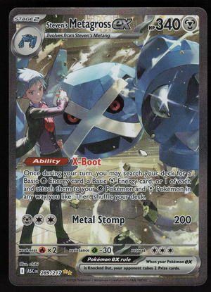 Steven's Metagross ex Special Illustration Rare ME: Ascended Heroes 289/217 NM
