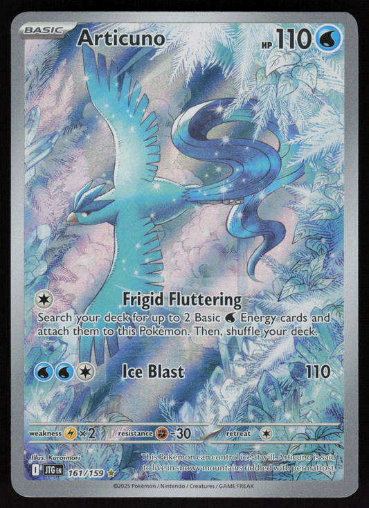 Articuno Illustration Rare SV09: Journey Together 161/159 LP