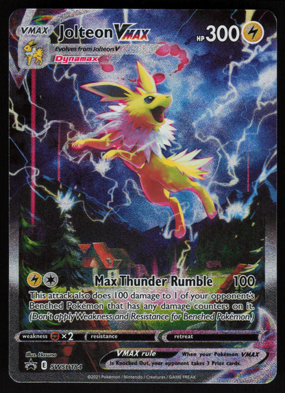 Jolteon VMAX Promo SWSH: Sword & Shield Promo Cards SWSH184 NM