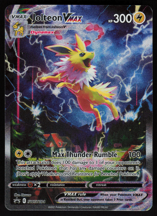 Jolteon VMAX Promo SWSH: Sword & Shield Promo Cards SWSH184 NM
