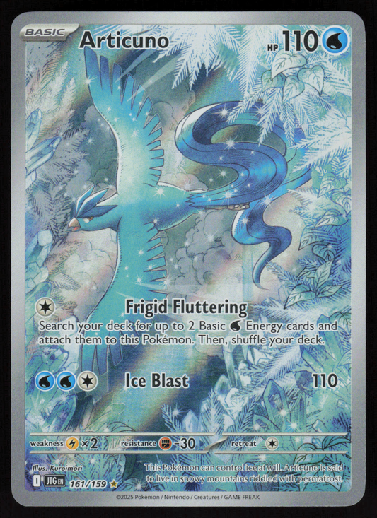 Articuno - Illustration Rare SV09: Journey Together 161/159 NM