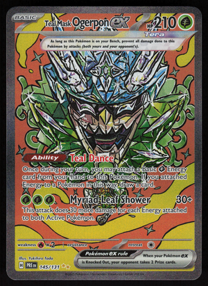 Teal Mask Ogerpon ex SIR SV: Prismatic Evolutions 145/131 NM
