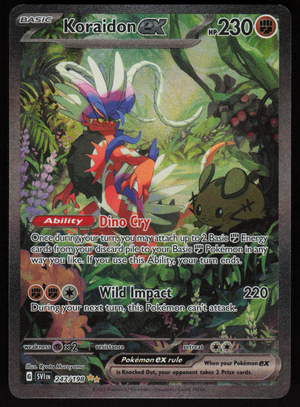 Koraidon ex Special Illustration Rare SV01: Scarlet & Violet Base Set 247/198 NM
