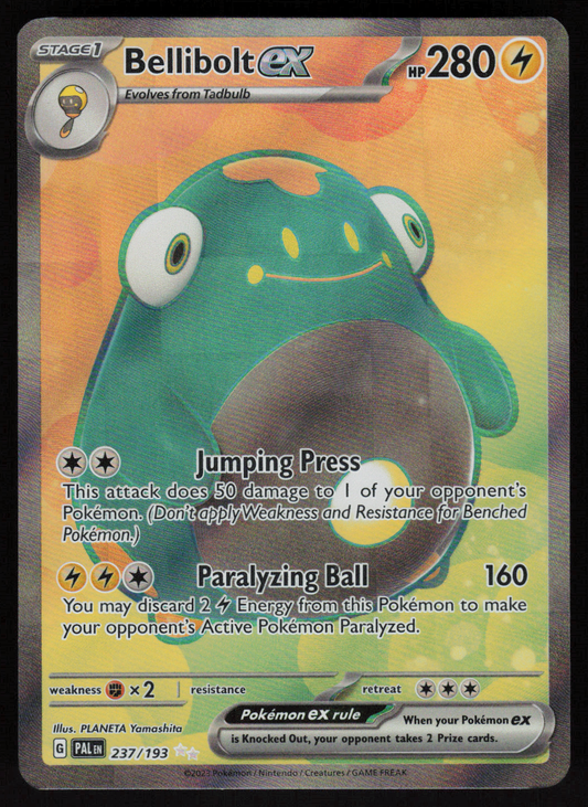 Bellibolt ex Ultra Rare SV02: Paldea Evolved 237/193 LP